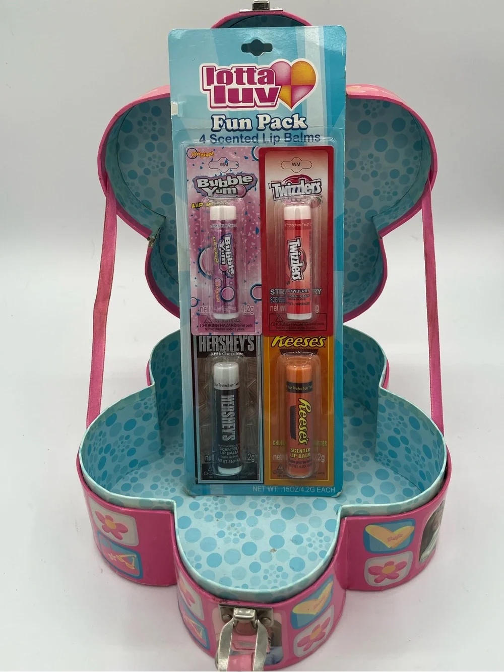 Y2K Rare Barbie Collector's Case Flower Box ‘Mattel 2000’ with Silver Latch